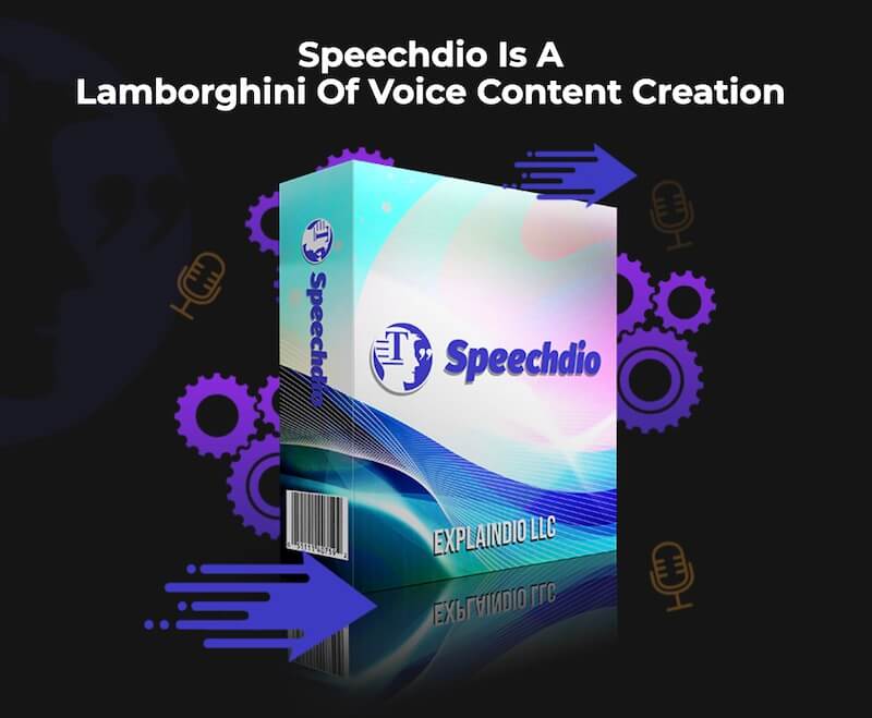 Speechdio is the best voice content creation software