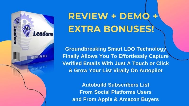 Leadono - Effortlessly Capture Verified Emails With Just A Touch or Click & Grow Your List Virally On Autopilot