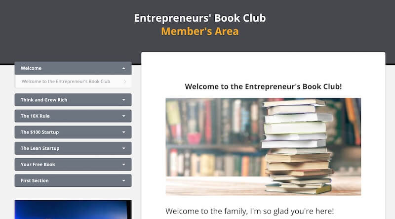 PWA - Entrepreneur's Book Club